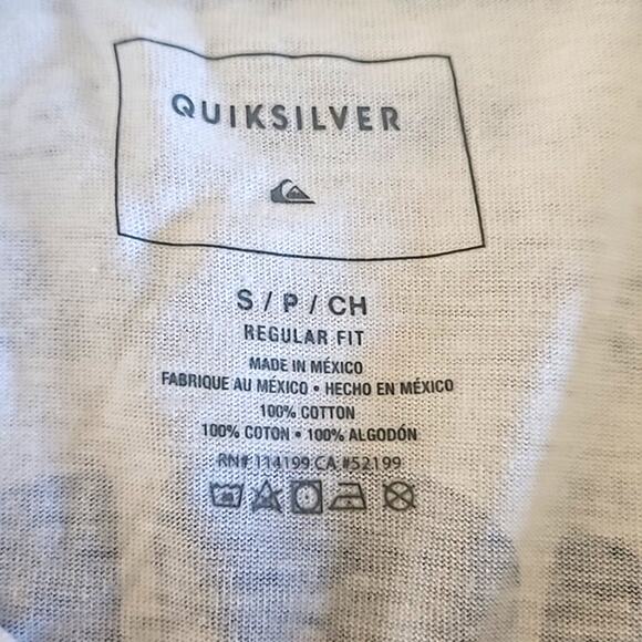Quiksilver Men’s Moon Groove Long Sleeve Graphic Tee - Size Small, White (NWT) - Picture 5 of 7